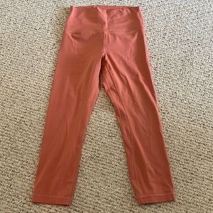lululemon athletica Rust/Brick Align  Leggings